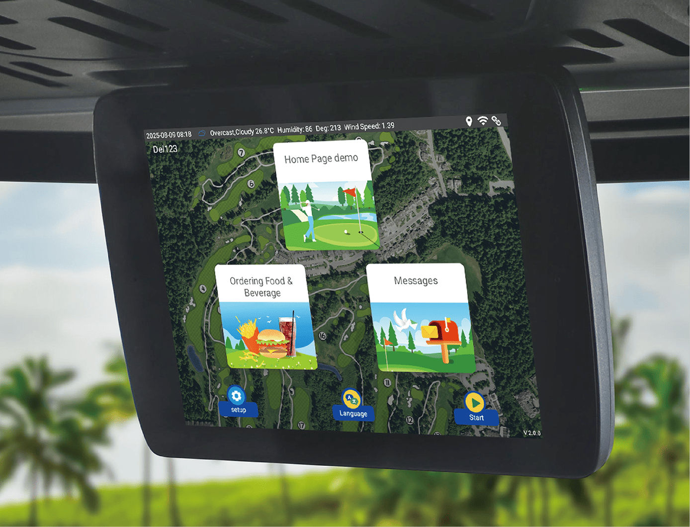 Système de GPS en option